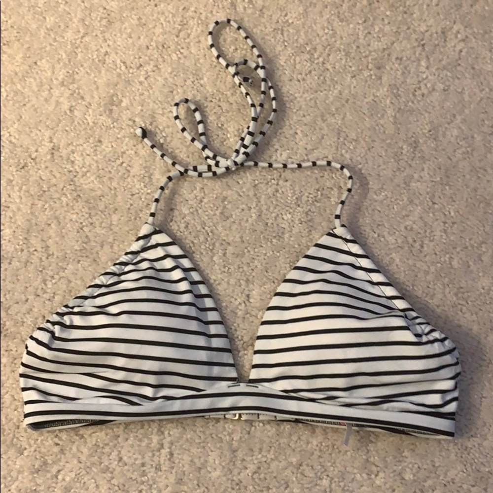VS striped Bikini Top